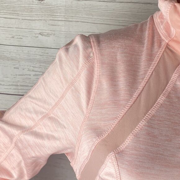 Tangerine Women’s Athletic Jacket Small Pink Full Zip Vented Thumbholes Pockets - Picture 3 of 12